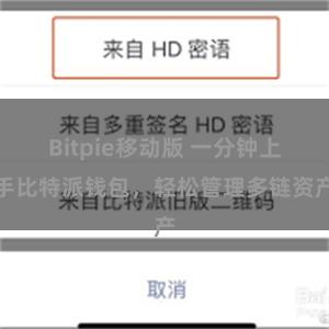 Bitpie移动版 一分钟上手比特派钱包，轻松管理多链资产