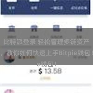 比特派登录 轻松管理多链资产，教你如何快速上手Bitpie钱包！