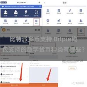 比特派多币支持 Bitpie钱包支持的数字货币种类有哪些？