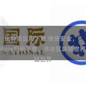 比特派应用下载 便捷安全，Bitpie扫码下载，体验区块链世界