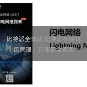 比特派全球版 比特派在线钱包管理，方便安全实用