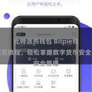 比特派热钱包 Bitpie钱包配置教程，轻松掌握数字货币安全管理